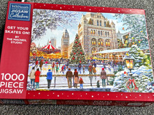 1000 PIECE "W H Smith" JIGSAWS  PUZZLE "GET YOUR SKATES ON!"