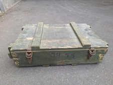 Vintage wooden military box - vintage,