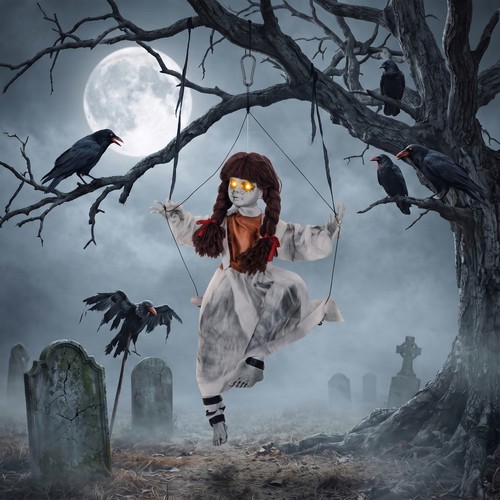 Halloween animated hanging - animated,