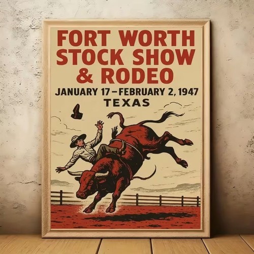 Vintage fort worth stock - vintage,