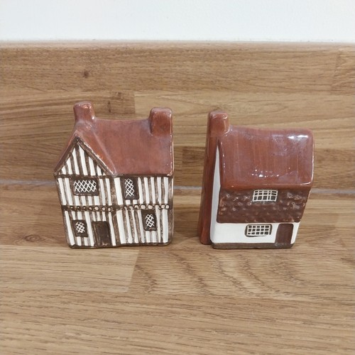 Pair mudlen end - mudlen, pottery
