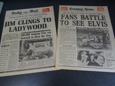 Elvis death Evening News +