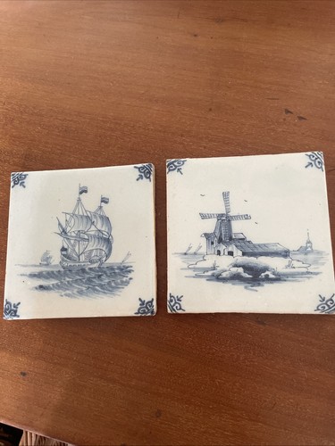Delft style tiles blue - delft,