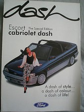 Ford Escort Cabriolet Dash