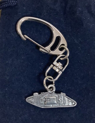 Ww1 mark tank silver pewter - silver,