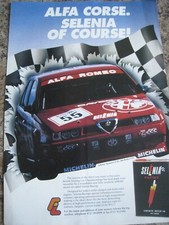 ALFA CORSE SELENIA OF COURSE SYNTHETIC MOTOR OIL 1994 ADVERT A4 FILE 8