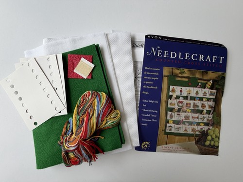 Advent calendar cross - calendar, stitch
