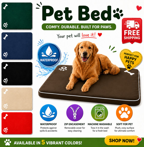 Dog mattress bed - bed, mat