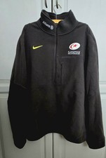 Mens Saracens Rugby Nike Fleece Top 2xl