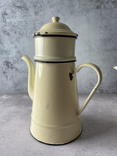 French style enamel - enamel, cafetière