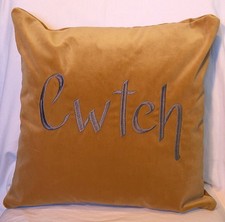 Cwtch , Welsh, Embroidered