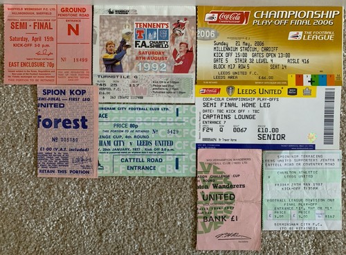 Leeds united cup ticket - united,