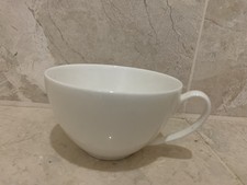 Denby White Bone China Teacup Microwave & Dishwasher Safe Brand New