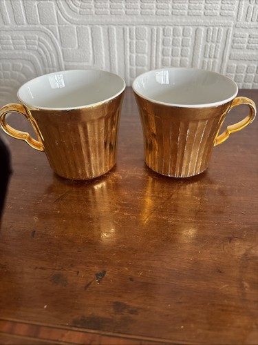 Two royal worcester gold - royal,