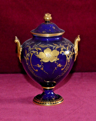 Antique royal crown derby hand - crown,