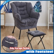 Large Fabric Lazy Chair w/