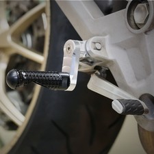 FOR BUELL XB9S LIGHTNING XB9SX 2003+ BLACK MPRO 40MM LOWER FRONT FOOT PEGS