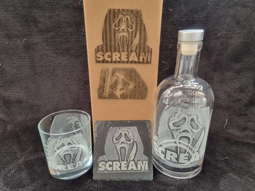 Scream ghost face decanter - decanter, box