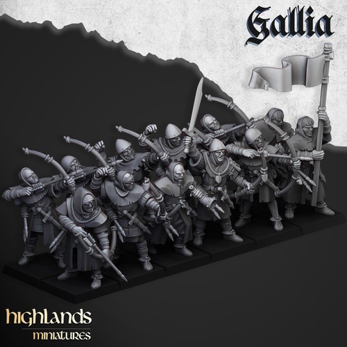 Gallia medieval archers - gallia,
