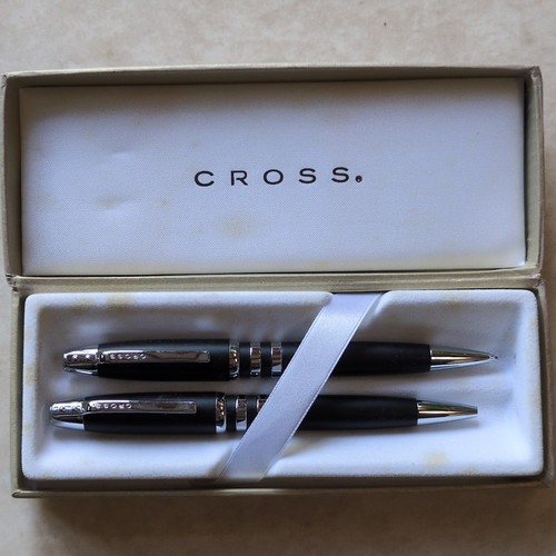 Cross metal pen pencil set - cross,