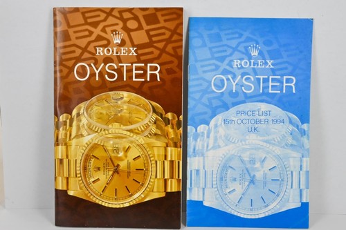 1994 rolex oyster catalogue - rolex, &