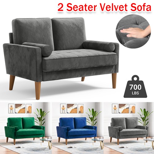 Seater velvet sofa - 2, 2