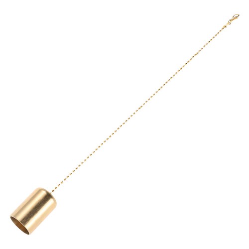 Vintage golden candle snuffer - golden,