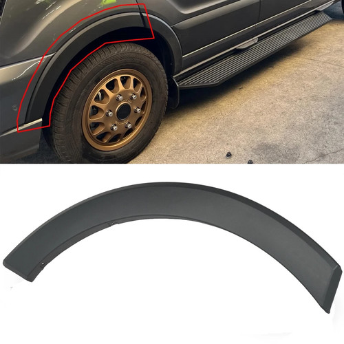 Front wheel arch molding flare - front,