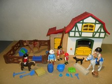 PLAYMOBIL STABLE FARM SET (Figures,Horses,Accessories,Animals,Fences)