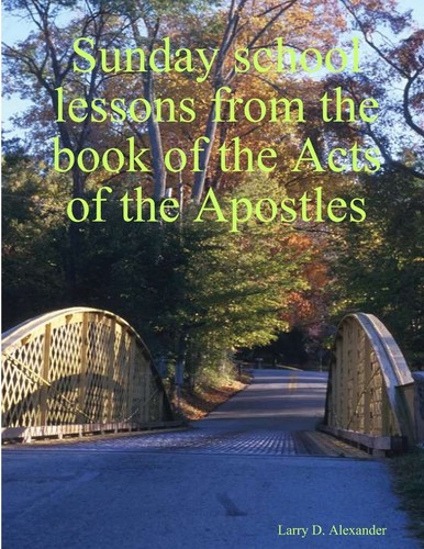Sunday school lessons from the