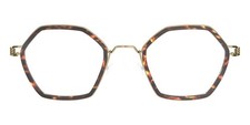 LINDBERG Eyeglasses Air Titanium RUI PGT Gold & Havana Frames Optical 45 -22-145