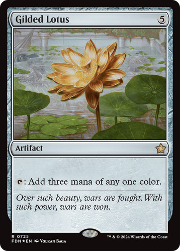 Mtg gilded lotus - gilded, ~