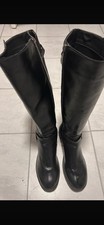 Women’s Knee High Black Wide