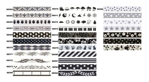 Washi tape designer 15mmx10m - tape,