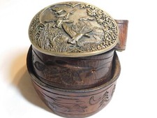 FLYING DUCKS POND BELT BUCKLE