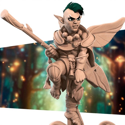 Pixie fairy monk fighter - pixie,