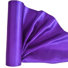TtS 20MX29cm Satin Fabric Roll Wedding Party Chair Sashes Table Runners Bows