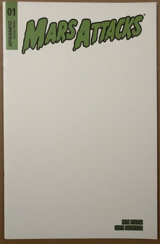 Mars attack blank - #1, cover