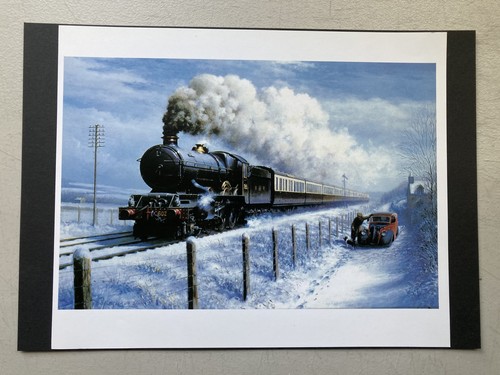 Railway print winter - railway, 'winter