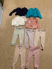 Next girls 12-18 months bundle Tu trousers cardigans top 9 items