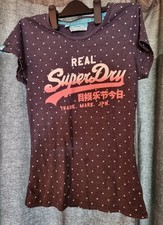 Superdry Ladies Girls Tshirt Top, VGC, Only Worn Once Or Twice