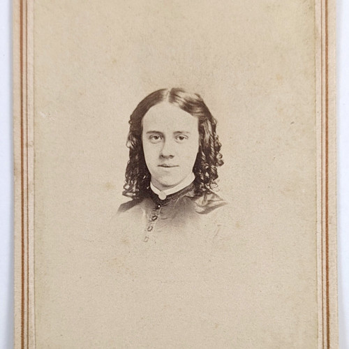1860s cdv photo young - 1860s, woman