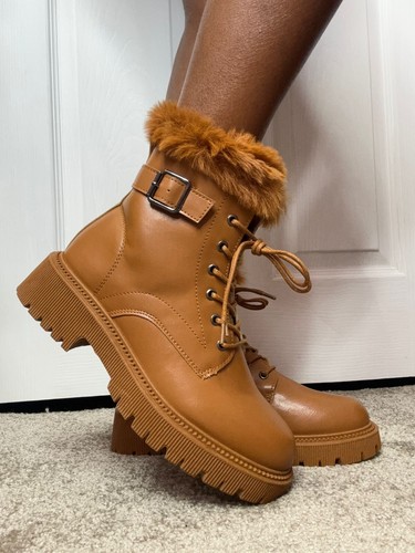 Women ankle boots - boots, chunky