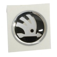 SKODA OCTAVIA FABIA SUPERB GENUINE KEY FOB REMOTE LOGO EMBLEM 3T0837891A