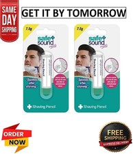 Safe & Sound Styptic Pencil. Stops bleeding from shaving (Pack of 2)