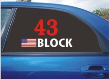 KEN BLOCK REAR QUARTER WINDOW