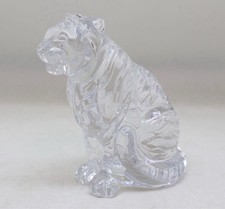 Baccarat Tiger Figurine