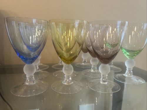 Wine goblet frosted melon - wine,