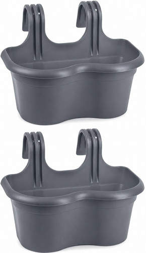 Hanging railing planter - x,