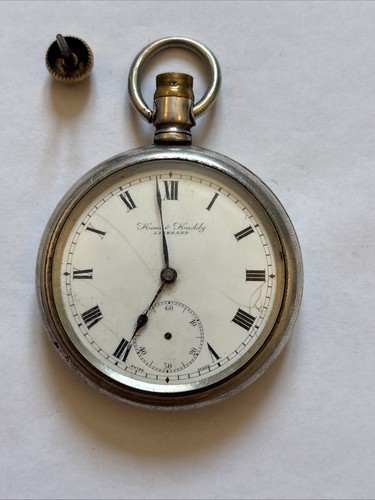 Antique sterling silver pocket - antique,